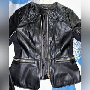 Ivanka trump faux leather jacket S/P